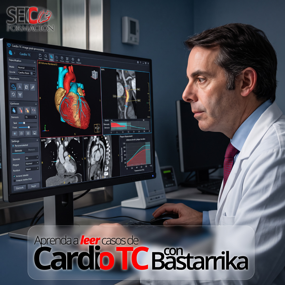 Aprenda a Leer Casos de Cardio TC con Bastarrika