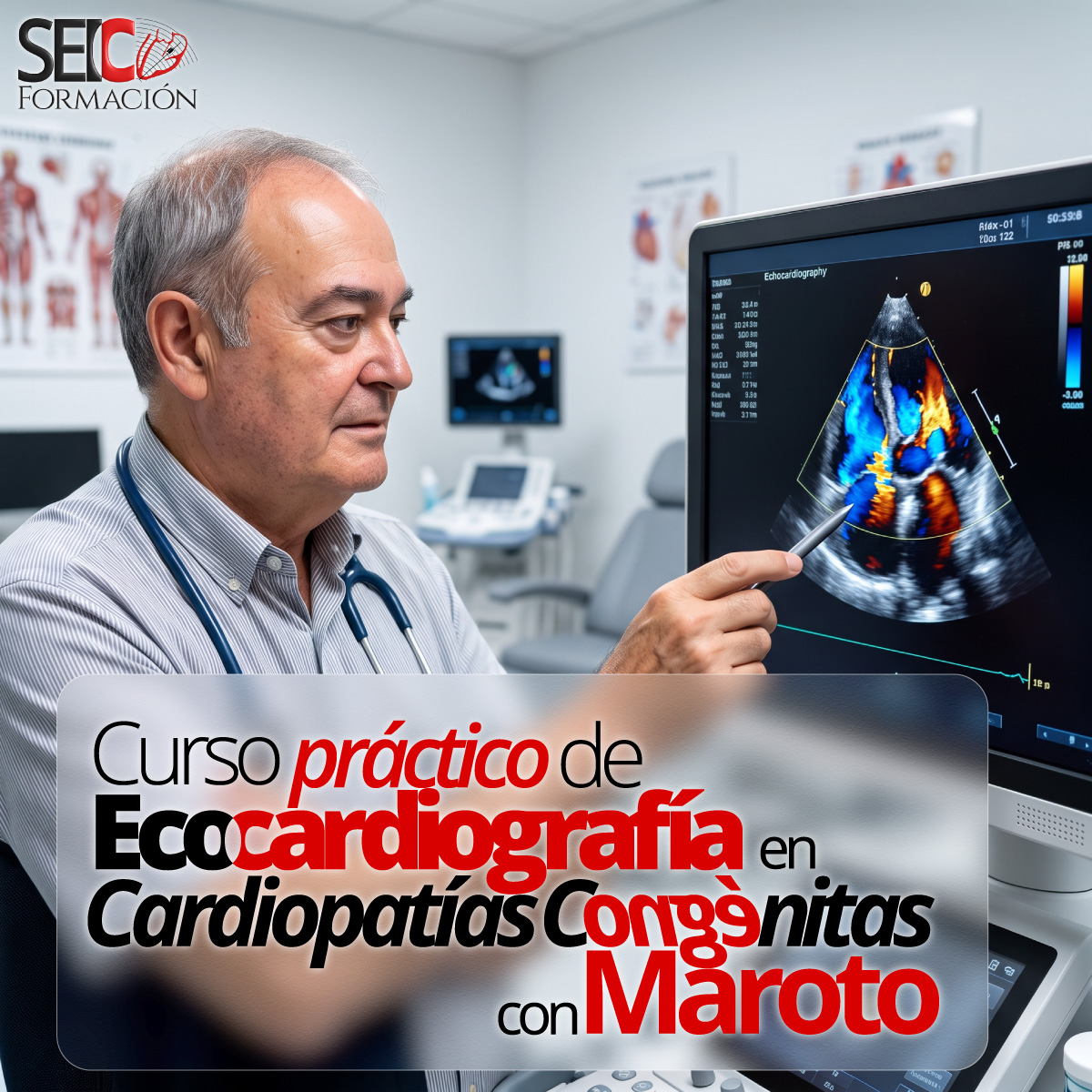 Curso Práctico de Ecocardiografía en Cardiopatías Congénitas con Maroto