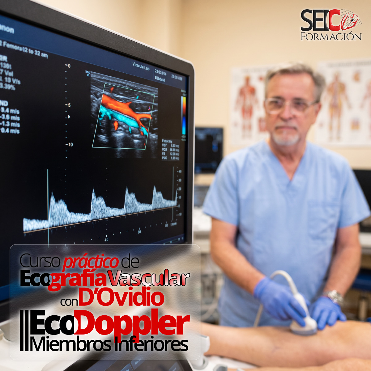 Curso Práctico de Ecografía Vascular con D'Ovidio - Eco Doppler Miembros Inferiores Curso Práctico de Ecografía Vascular con D'Ovidio - Eco Doppler Miembros Inferiores
