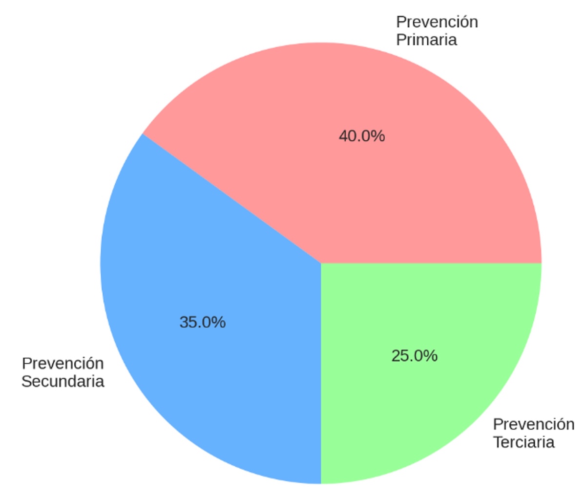 Figura 13. Distribución de fases de Prevención.