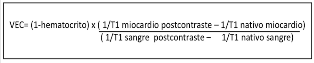 Figura 5. Fórmula de cálculo del Volumen Extracelular.